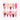 Rouge Rendezvous nude valentines nails with pink hearts, red rose and raised 3D bows