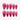 Rosy Afterglow red ombre nails with a soft pink fade, fine silver-looking sparkle and almond tips.