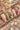 Floral press on nails in blush pink and green with raised flowers, white swirls, and delicate gold accents.