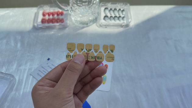 How to Apply Press On Nails with Adhesive Tabs
